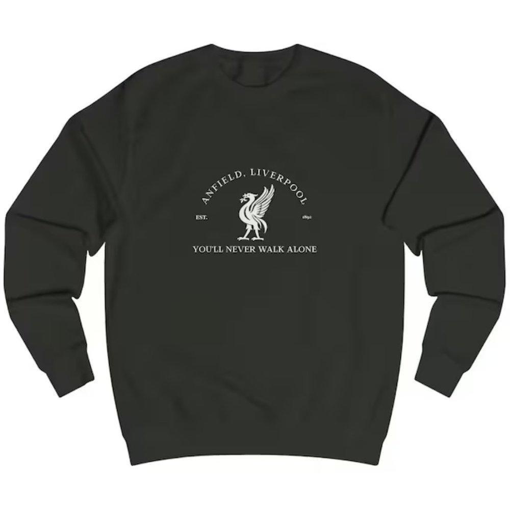Liverpool Sweatshirt, Reds Sweater, You_Ll Never Walk Alone Sweatshirt